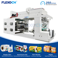 Machine d'impression flexographique à impression centrale à bon prix, 4 couleurs, pour sacs en papier kraft et gobelets en papier