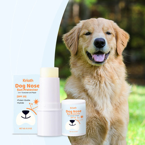 Crème de protection pour le nez des chiens - Protection UV pour animaux de compagnie en extérieur, beurre de karité avec vitamine E, soin doux - Product Image 1