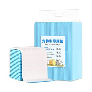 Vente en gros fabricant : Tapis absorbants pour animaux de compagnie en pulpe non tissée, épais, désodorisants, anti-urine, pour l'apprentissage de la propreté des chats et des lapins - Product Image 5