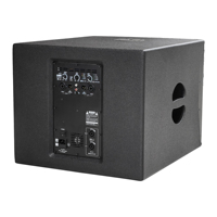 LA612CS-2.1 Subwoofer actif en bois à aimant néodyme de 12 pouces et 1600 W, bidirectionnel, pour studio d'enregistrement extérieur/intérieur