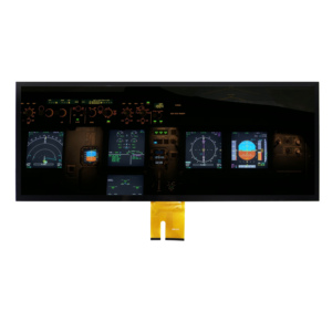 Màn hình cảm ứng mô phỏng chuyến bay siêu rộng <span class=keywords><strong>26</strong></span> inch, mô-đun hiển thị IPS độ phân giải 3840*1440 tùy chỉnh với bảng điều khiển - Product Image 1