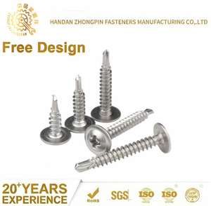 Vis autoperceuse TEKS à tête fraisée Phillips en acier inoxydable 304 A2-70 pour tôles - Product Image 1