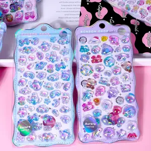 Custom Size Epoxy 3D Resin <strong>Stickers</strong> Self Adhesive Crystal Dome <strong>Stickers</strong> Cute Butterfly Puffy Foam <strong>Stickers</strong> for Decor Phone Case - Product Image 2