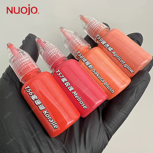 Encre de tatouage liquide organique aux couleurs les plus récentes, pigment de maquillage permanent pour les lèvres PMU, végan et sans cruauté, flacons de 5 ml/15 ml - Product Image 2