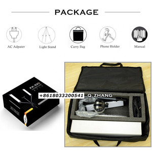 <span class=keywords><strong>FX</strong></span>-480II 48W 3200K-5500K Double Bras Beauté Remplir LED éclairage photographique pour le Flux En Direct/<span class=keywords><strong>Maquillage</strong></span>/Téléphone Vidéo Caméra/De Tatouage - Product Image 6