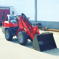 China Bestseller Kleiner Radlader für Infrastruktur und Tiefbau Mini-Lader Euro 5 CE EPA Hydraulischer Diesel 4x4 Radlader