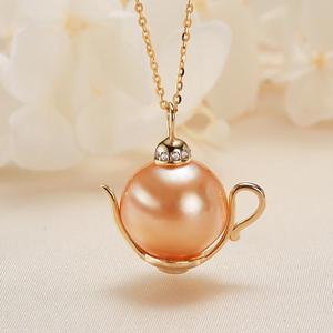 Collar Zhuji para Mujer de 45 cm con Cuentas de Perla Tamsui Heavenly Maiden de 6-6.5 mm, Brillantes, con Cierre de Plata Japonesa S925 - Product Image 2