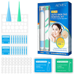 ALIVER-Kit de eliminación de etiquetas 2 en 1 para la piel, herramientas de reparación pequeñas y grandes, parche eliminador de verrugas, acné, espinillas, lápiz eliminador de etiquetas para la piel - Product Image 4