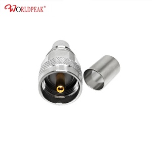 Conector Coaxial RF Macho UHF (SO-239) PL259 EZ de Baja Resistencia <span class=keywords><strong>PIM</strong></span> 50 Ohm para Cable LMR-400/RG8/H1000 - Instalación sin Soldadura - Product Image 2