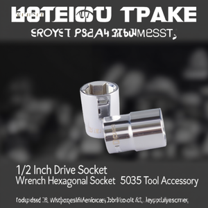 Llave de Tubo Hexagonal de 1/2 Pulgada, Accesorio para Herramientas 5035 - Product Image 3