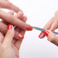 Pousse-cuticules en acier inoxydable très vendu, outil de manucure au design durable pour les soins professionnels des ongles, outils pour ongles pour adultes