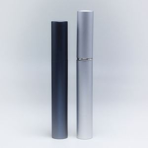 Custom Silver Gold <b>Aluminum</b> Eyeliner Tubes <b>Container</b> Packaging 5ML Empty Eyelash Growth Liquid Serum Tube With Brush - Product Image 3