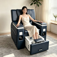 Fauteuil de pédicure pour salon de manucure, bain de pieds inclinable, électrique, réglable, multifonctionnel, tout-en-un, massage, extensions de cils