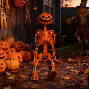 Haute qualité 36 pouces pas cher citrouille squelette Halloween fête maison hantée décoration - Product Image 1