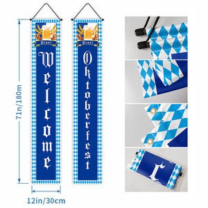 Nouvelle Décoration Murale Rectangulaire en Tissu Thème Oktoberfest de Munich pour Festival de la Bière, Personnalisable - Product Image 4