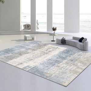 Alfombra de cabecera de poliéster con patrón geométrico moderno, alfombra lavable suave Simple, alfombra de lujo para el hogar, alfombra para sala de estar - Product Image 1