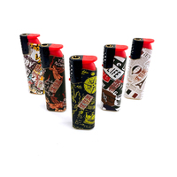 Briquet à cigares classique HP-X12, briquet à gaz en plastique élégant avec fonction de gonflage facile pour cigares et utilisation en extérieur