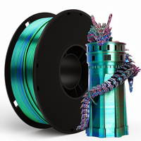 Filament d'imprimante 3D DEYI Silk PLA tricolore, diamètre 1,75 mm, température d'impression 200°C, fabriqué en Chine, moulage
