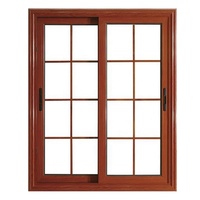 Ventanas Corredizas de Aluminio con Doble Acristalamiento y Rejilla, Nuevo Diseño