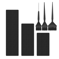 Outil de coiffure de salon bricolage outils de teinture applicateur de teinture en plastique coiffure mettant en évidence le tableau de teinture de coloration