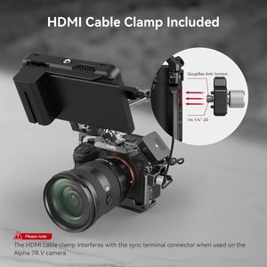   Jaula para A7R V / <span class=keywords><strong>A7</strong></span> <span class=keywords><strong>IV</strong></span> / A7S III con asa superior, empuñadura lateral y abrazadera para cable, kit avanzado para <span class=keywords><strong>Sony</strong></span> -3669C - Product Image 3