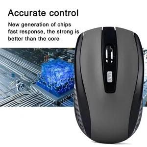 Souris sans fil Souris ergonomique 2.4G Portable Mobile Souris optique de bureau Niveaux DPI réglables pour ordinateur portable <span class=keywords><strong>MacBook</strong></span> - Product Image 2