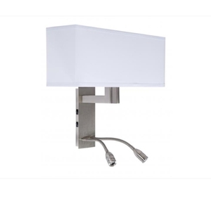 Modern Fashion 5W LED <b>Wall</b> <b>Light</b> Flexible Hose Bedside Reading Lamp <b>with</b> Aluminum Bulbs for Home & Hotel Bedroom Use - Product Image 2