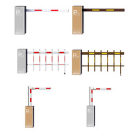 Barrera de Tráfico de Acero SX SC05 con Motor DC sin Escobillas, Protección IP54, Prevención de Colisiones y Anti-Empuje