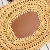 Nouveau sac fourre-tout à bandoulière tressé à la main grande capacité, style rétro européen et américain, idéal pour les sorties décontractées et les escapades en bord de mer