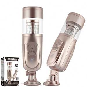 Stuwende Mannelijke Masturbatie Apparaat Roterende Vaginale Cup Automatische Handsfree Vliegtuig Cup Elektrisch Seksspeeltje Voor Man - Product Image 1