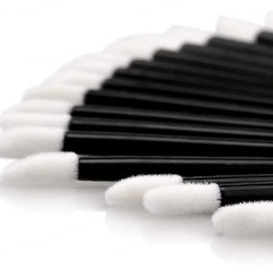 Pincel de Labios Desechable en Ángulo con Mango de Plástico, Sin Pelusas, para Aplicar Lápiz Labial, Bálsamo Labial, Brillo y Delineador - Product Image 1