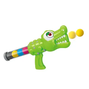Mainan penembak plastik luar ruangan musim panas anak-anak, bola lembut mainan pistol Air tekanan udara Super Game untuk anak-anak