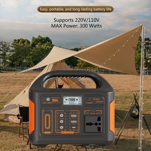 Portable 220V 300W ABS Household Power Station MPPT <b>Solar</b> Panel Lithium Ion Wireless <b>Charging</b> Remote Flashlight for Car Use - Product Image 5