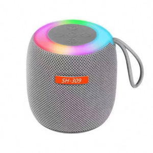 Портативная мини-колонка SH309 с RGB-подсветкой, беспроводная, для дома, бассейна, вечеринок, кемпинга, с поддержкой BT, USB, TF-карты - Product Image 1