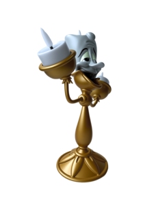 Vente en gros - La Belle et la Bête - Lumière - Candelabre LED - Figurine en résine - Porte-bougie décoratif personnalisable pour collectionneurs - Product Image 4