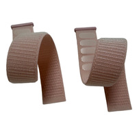 Sangle auto-adhésive en nylon extensible ZS0079 Zhisheng Weaving avec boucle auto-agrippante, surface moelleuse et adhésif puissant