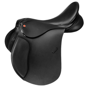 Cómodo sillín de doma inglesa para el rendimiento del jinete, sillín de caballo de uso general, Material de cuero de árbol de madera para vaquero - Product Image 1