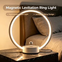 Lampe à lévitation magnétique circulaire 10-15 mm, lampe de chevet à lévitation, cadeau personnalisé fait main, multicolore, simple