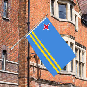 Banderas de <span class=keywords><strong>Aruba</strong></span> de 3x5 pies al por mayor, poliéster 68D/100D, personaliza todas las naciones, envío rápido, proveedor fiable, entrega rápida - Product Image 6