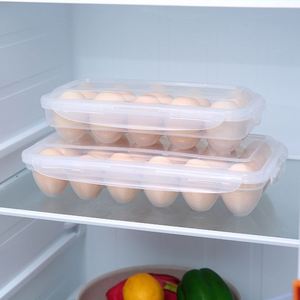 2026 PP Rectangle Multi Compartment Egg Storage <b>Container</b> Tray Ecofriendly Food Storage <b>Refrigerator</b> Preservation Wholesale - Product Image 5