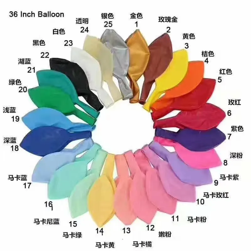 2020 Hot Sale Colorful Large Giant Latex Big Balloons