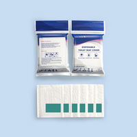 Protège-sièges de toilettes jetables en papier, 1 couche, lot de 1 pièce, format voyage, marque OEM, pratiques pour l'apprentissage de la propreté des tout-petits