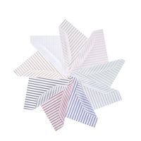 OEM papier d'emballage de fleurs de haute qualité nouveau design revêtement PVC double face imperméable design à rayures colorées
