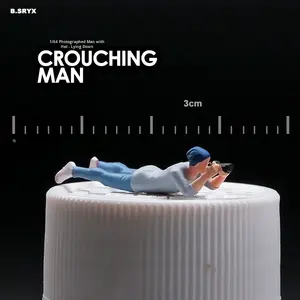 Modè<span class=keywords><strong>le</strong></span> <span class=keywords><strong>de</strong></span> garçon en photographie à l'échelle 1/64 pour figurines miniatures, personnes minuscules, modè<span class=keywords><strong>le</strong></span> pour décoration <span class=keywords><strong>de</strong></span> bureau, modè<span class=keywords><strong>le</strong></span> <span class=keywords><strong>de</strong></span> voiture miniature, figurines <span class=keywords><strong>de</strong></span> parking - Product Image 6