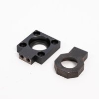 Boîtier de roulement pour alimentateur de fil à surface oxydée noire pour machine de formage de fermetures éclair en nylon, pièce de rechange de support d'alimentation de fil
