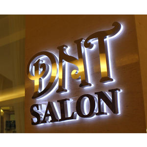 Letrero LED Acrílico Retroiluminado con Letras de Acero Inoxidable de Alta Calidad, Ideal <span class=keywords><strong>para</strong></span> Tiendas Minoristas, <span class=keywords><strong>Locales</strong></span> <span class=keywords><strong>Comerciales</strong></span> y Oficinas - Product Image 5