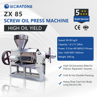 Presse à huile semi-automatique à vis industrielle haute performance pour huile de tournesol et huiles comestibles