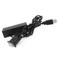 Bureau ISO7810 3 pistes RS232 lecteur de carte à bande magnétique avec logiciel