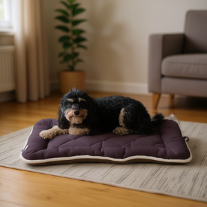 Cojín de lona de algodón para mascotas, extra pequeño, color arena, 15 x 20 x 1, suave, extraíble y lavable, para interiores, para todas las estaciones - Product Image 2