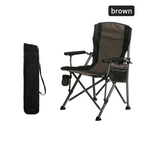เก้าอี้พับสำหรับตั้งแคมป์กลางแจ้ง เหมาะสำหรับปิกนิก ตกปลา สวน ชายหาด และการเดินทาง - Product Image 4